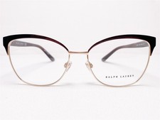 NEW Ralph Lauren RL5099 9395 Womens Eyeglases Frames Dark Red/Pale Gold 55/16