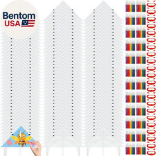 DIY Kite Bulk Blank Kite Making Kit with Watercolor Pens and String 20 Inch Summ