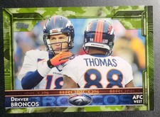 Denver Broncos 2015 Topps Camo #270 Manning &amp; Thomas /399