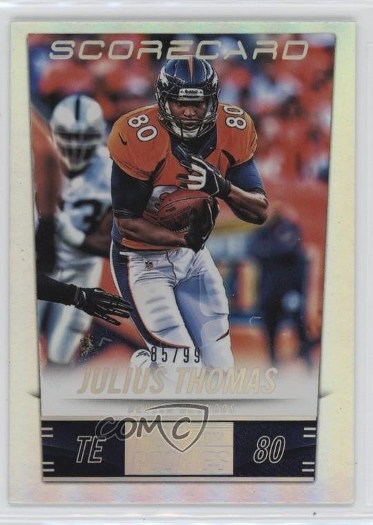2014 Panini Hot Rookies Scorecard 85/99 Julius Thomas #71 1u5y