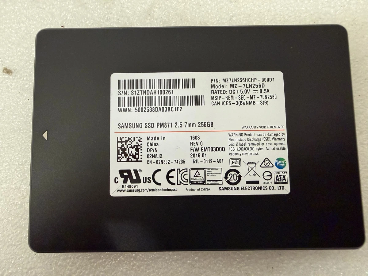 Samsung SATA I 256 GB Solid State Drives for sale | eBay