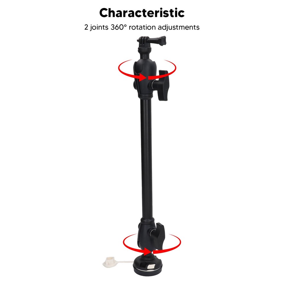 Adjustable Kayak Camera Mount Base Safety Camera Holders with Long ...