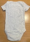 Just One You by Carter's Gray Short Sleeve OnePiece for Baby Girl 6M Happy Girl — photo 4