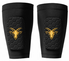 EVA FOAM Elite Gold Flexible Football Shin Guards | Lightweight Match & Training