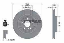 1X Bremsscheibe TEXTAR 92317305 MERCEDES-BENZ SL (R231) 3 2014-2016