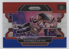 2022 Panini Prizm WWE Red White & Blue Prizm Kayden Carter #95 12hh