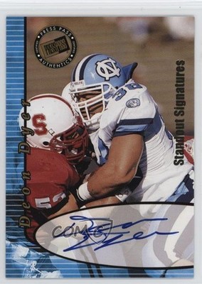 2000 Press Pass Gold Standout Signatures 45/100 Deon Dyer Rookie Auto RC 1h1