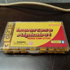 Educational Insights Alphabet Rubber Stamps - Lowercase COMPLETE SET