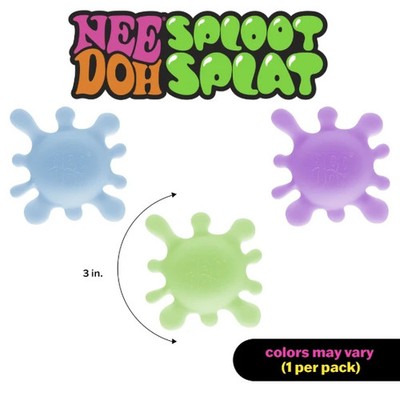 Schylling NeeDoh Sploot Splat Fidget - Sensory Squeeze Toy, Multiple Colors