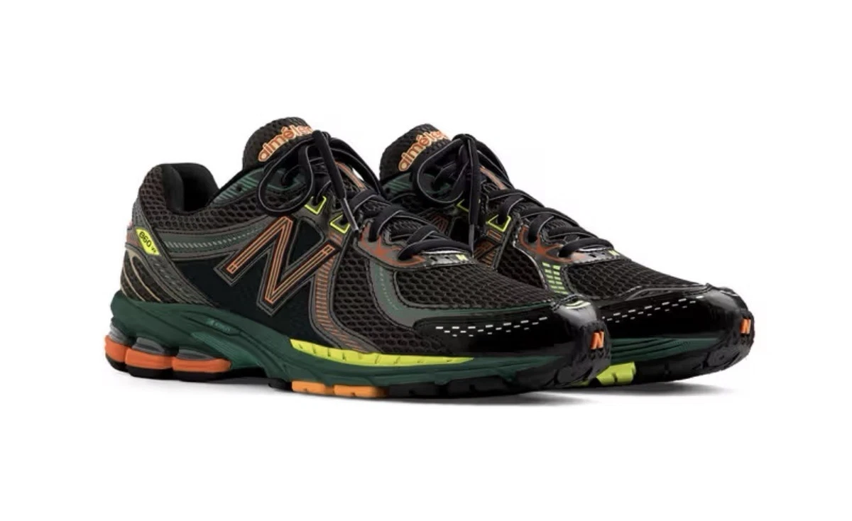 Aimé Leon Dore x New Balance 860v2 Black Green Orange for Sale