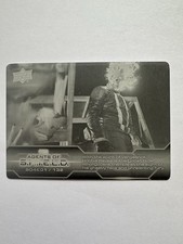 2019 UD Marvel Agents Of S.H.I.E.L.D Compendium 1/1 Black Printing Plate