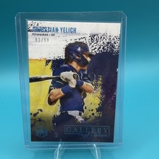 Christian Yelich 2021 Panini Diamond Kings Gallery Of Stars Holo Blue /99 #GS-15