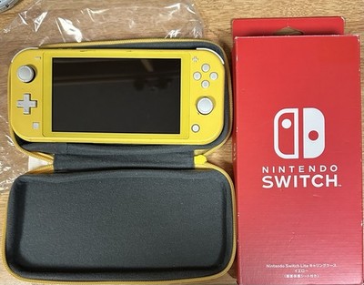 My Nintendo Exclusive Switch Lite Yellow Console and Carrying Case Bundle T/W