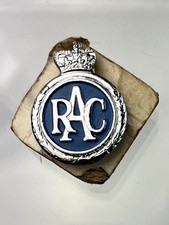 Vintage RAC Royal Automotive Car Club Enamel Metal Lapel Buttonhole Badge 1960s