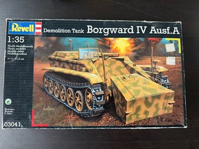 REVELL 03041 DEMOLITION TANK  BORGWARD IV AUSF.A  1:35 Rar