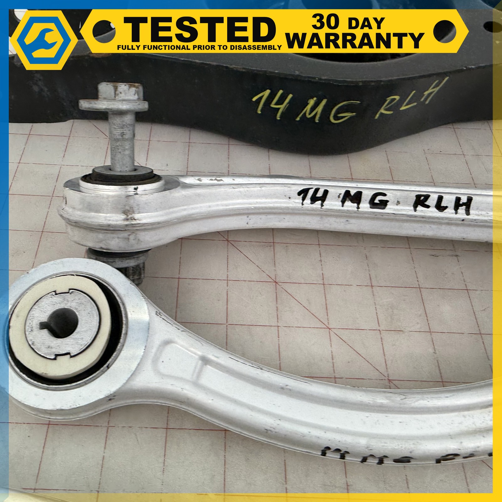 14-16 MASERATI GHIBLI REAR LEFT SUSPENSION CONTROL ARM SET OF 5 OEM