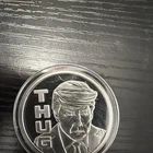 Silver Shield 1 Troy Ounce Pure Silver Round 2023 .999 Trump Thug Coin