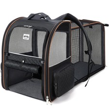 Large Cat Backpack Carrier Expandable Pet Carrier Backpack for Small Dogs Med...