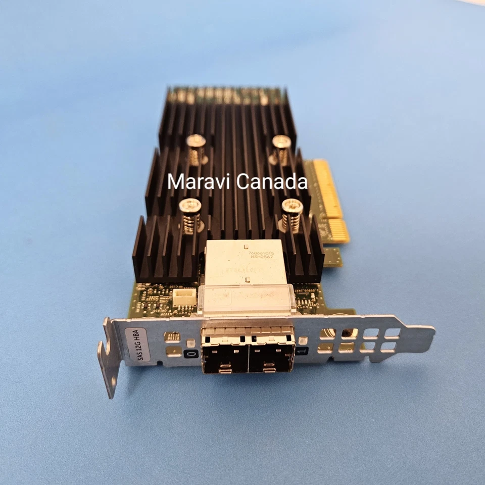 LSI SAS 9300-8e 12Gb/s 8-Port PCIe x8 External HBA Card, Dell T93GD LSI00343 - Image 3 of 4