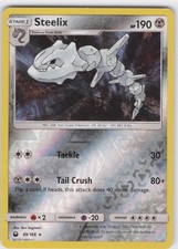 2018 Steelix Holo Rare SM - Celestial Storm 89/168 NM Reverse Holo LP-NM