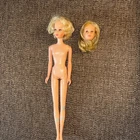 Vintage Mattel Francie TNT Doll Bendable Legs Blond And Francie Head Only