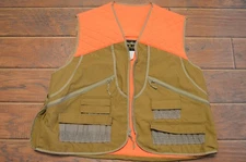 GAMEHIDE Mens Bird Hunting Vest Fluorescent Orange,Ammo Shell Pockets,XL