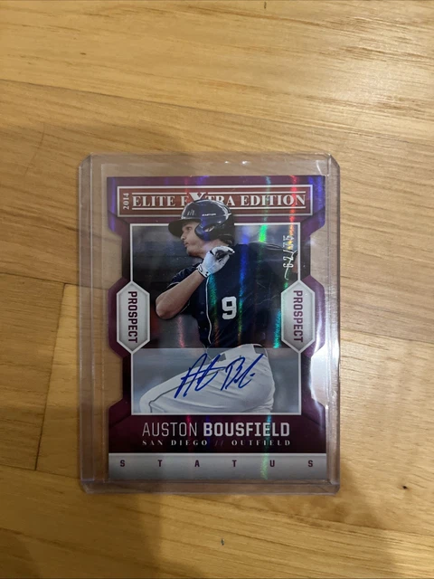 2014 Panini Elite Extra #57 Auston Bousfield Signatures #/75 Autogramm
