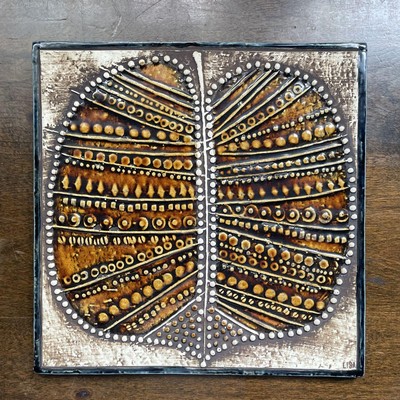 Lisa Larson  BLAD LEAF ceramic tile