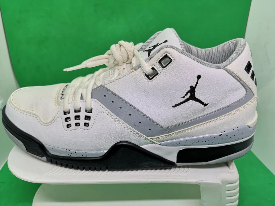 Nike Air Jordan Flight 23 Blanco Cemento/Negro Zapatos Tenis Hombres 317820-117 Talla 9 Foto 2 de 4