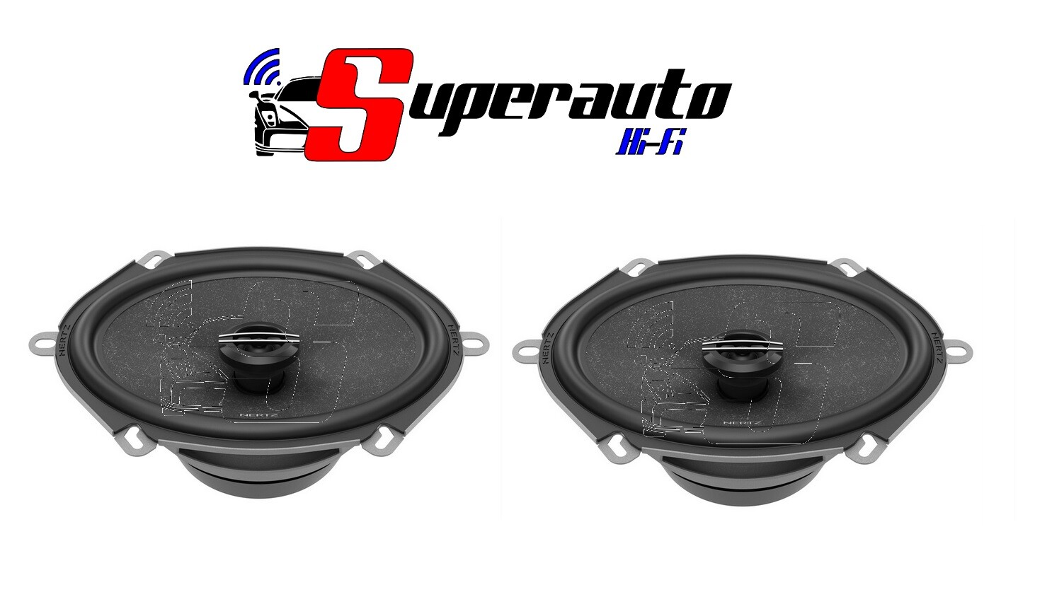 Hertz CX 570 CX570 cento Coppia Coassiali 2 vie 5 X 7 Altoparlanti Auto casse