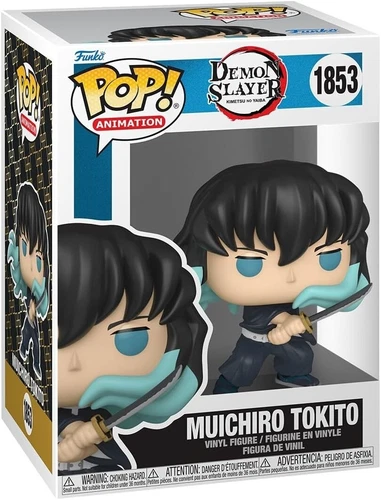 Funko Pop! Demon Slayer - Muichiro Tokito #1853 Vinyl Figure, Attack Pose