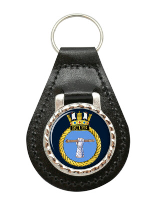 HMS Ruler, Royal Navy Leather Key Fob | eBay