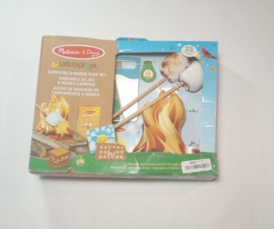 Melissa Doug Let's Explore Campfire Play Set (No Logs 19 Pcs