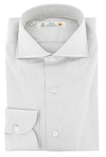 Luigi Borrelli Cream Cotton Blend Shirt - Extra Slim - 308