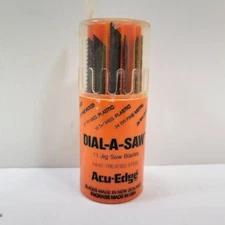 Acu-Edge Dial-A-Saw Steel Jigsaw Blades- There are 9 blades- 2 are missing