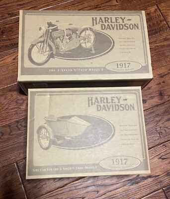 1917 Harley-Davidson 3-Speed V-Twin Model F and Side Car with COA