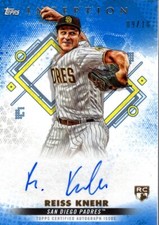 2022 Inception Rookie and Emerging Stars Autographs Blue Reiss Knehr Auto /25