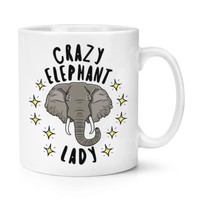 VerrüCkte Elefant Damen Stars 284Ml Becher Tasse - Lustig Tiere Scherz
