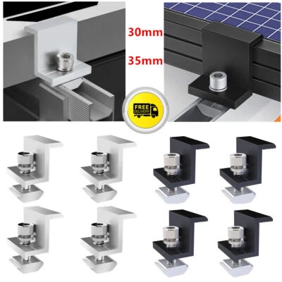 Solarmodul Endklemme Solarpanel Halterung Befestigung Z Halter PV Dachmontage