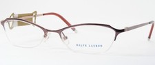 RALPH LAUREN RL 1437 0ZW1 Brown EYEGLASSES GLASSES METAL FRAME 50-17-135 Italy