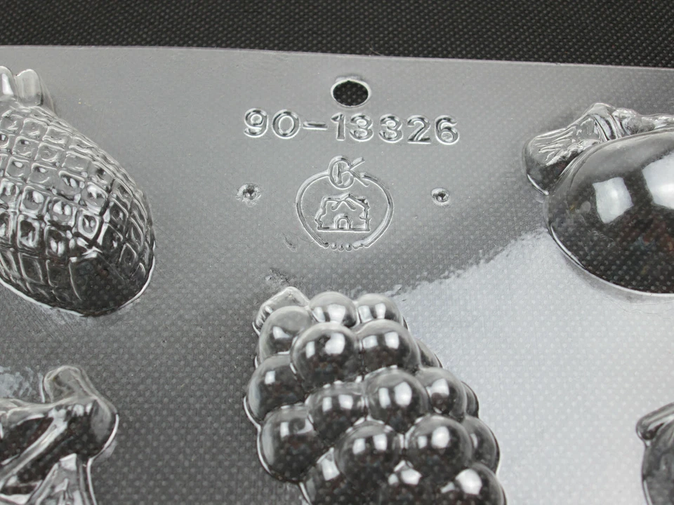 Конфетная форма различных фруктовых форм 9 дизайнов прозрачные пластиковые изделия CK 90-13326 - Изображение 4 из 4