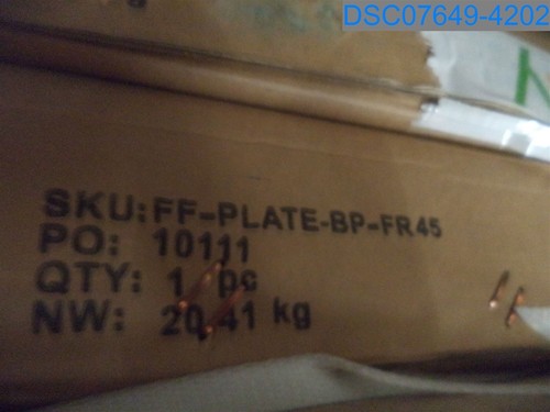 Fray: 45lb schwarz, Gummi, Bumper Plate - Bild 4 von 4