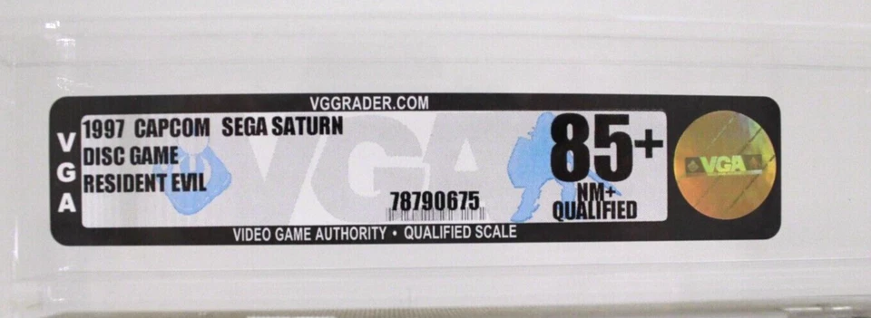 Resident Evil Brand New 1997 Sega Saturn VGA Grade 85+ Qualified WATA - Image 2 of 3