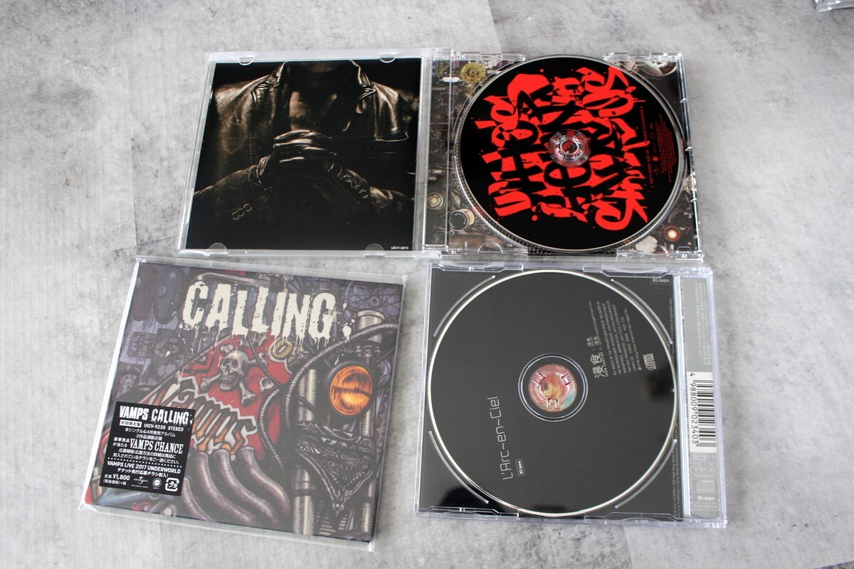 ラルクアンシエル VAMPS HYDE CD&DVD SET x22 L'Arc-en-Ciel HYDE VAMPS Japan CD DVD Butterfly ark