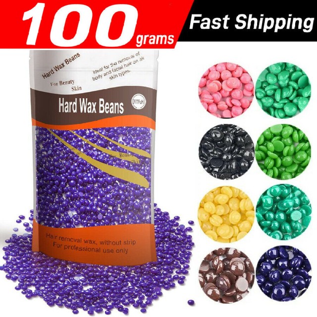 Hair Removal Waxing Warmer Natural Beads 100g Hard Wax Beans for