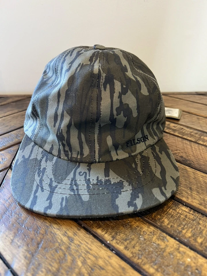 FILSON 20078586 x Mossy Oak® Bottomland Men Tin Cloth Medium Insulated Camo Cap - Image 3 of 4