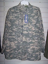NWT Mil Spec Plus ACU Digital Combat Shirt MR