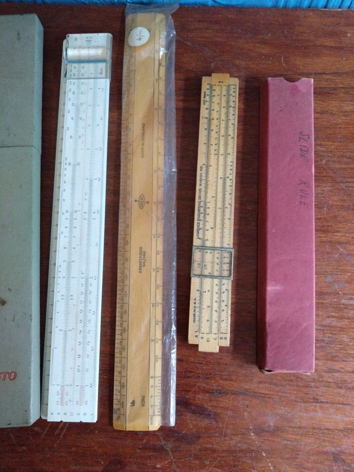 Vintage Slide Rules Ruler eBay
