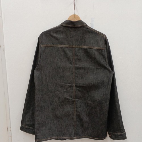A Bathing Ape Bape Men's Coverall Jacket Denim Chore Blue Size M Rare 90s Y2K - Picture 3 of 4