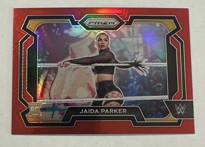 Jaida Parker 2024 Panini Prizm #2 WWE RED PRIZM PARALLEL Rookie 263/299 NXT